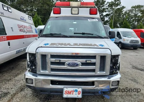 2009 Ford Econoline E350 Super Duty Van из США, поврежденный, VIN 1FDSS34PX9DA17580